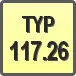 Piktogram - Typ: 117.26
